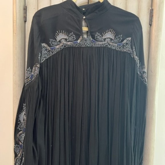 Free People Black Embellished Top - Picture 4 of 4